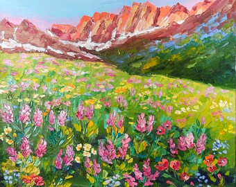 images Easy Oil Paintings Nature nature oil painting etsy