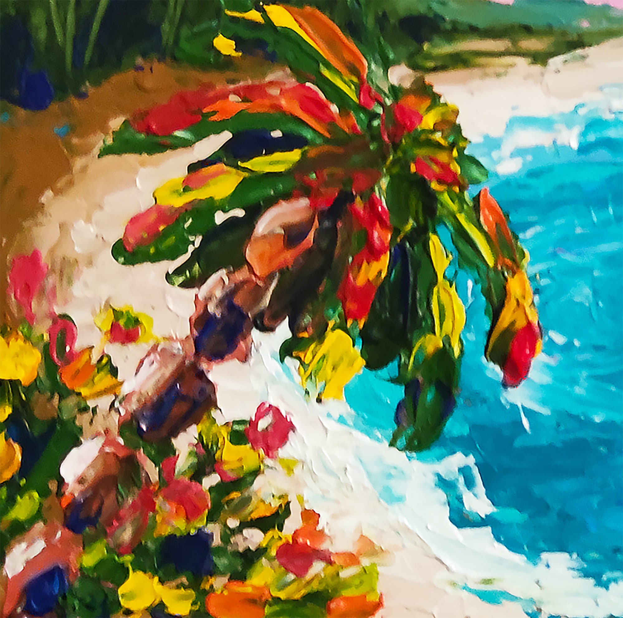 Hawaiian Painting Original Art Hawaii Beach American Landscape Etsy