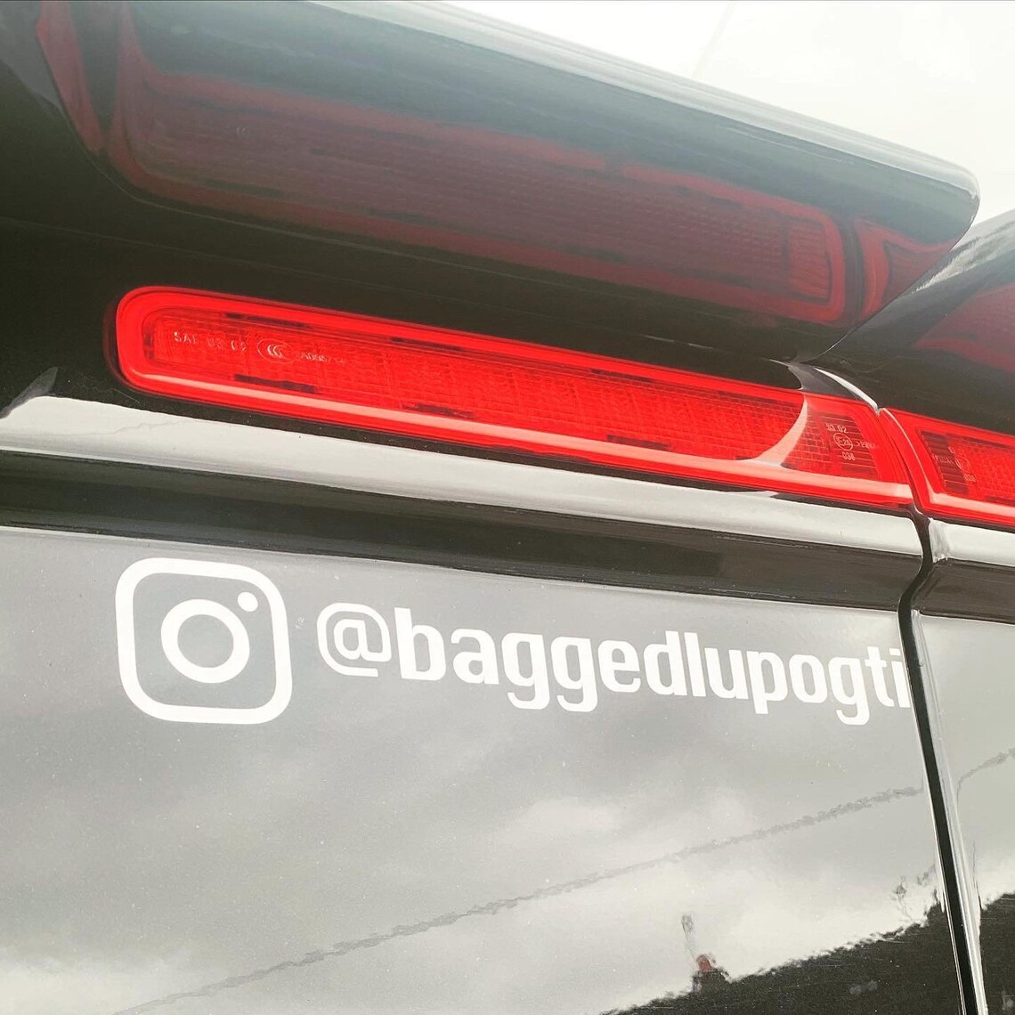 Autocollant de voiture Instagram personnalisé nom Insta Etsy