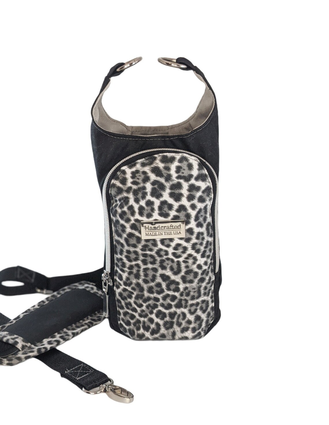 water bottle crossbody in signature canvas