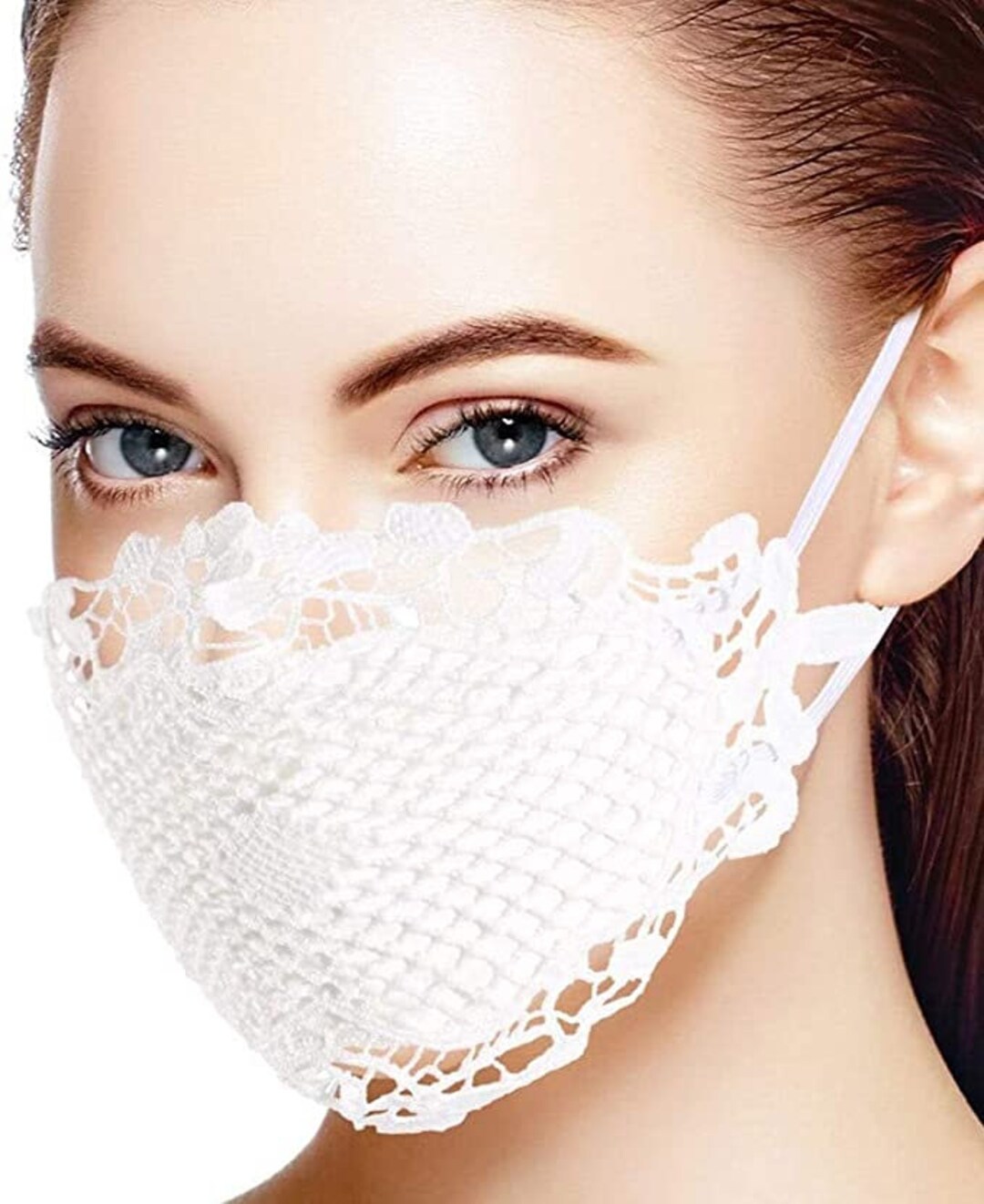 Lace Mask Black Lace Mask White Lace Mask Wedding Mask Elegant Mask