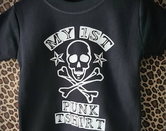 My First Punk T Shirt - toddler | baby gift | baby grow | baby body suit | personalised baby gift | baby present | baby clothes | alt baby