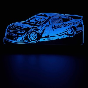 Kyle Larson #5 Chevrolet Camaro ZL1 LED Night Light, NASCAR gift, Motorsport Gift, Night Light, Night Lights, LED Light, Bedroom Light