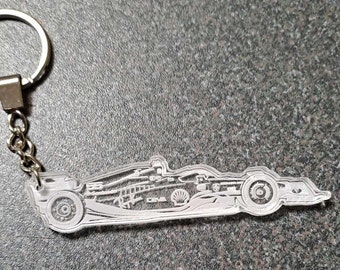 Carlos Sainz Ferrari Keyring Keychain, F1 Keychain, Formula 1 Keychain, Formula 1, F1 Keyring, F1 Gifts, F1 Ferrari, F1 Gifts for Him