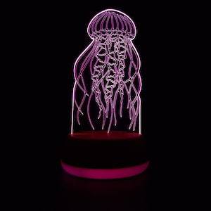 Jellyfish LED Night Light, Jellyfish Gifts, Jellyfish Lover, Gifts for Kids, Mum Gifts, Night Light, Night Lights, LED Light, Bedroom Light