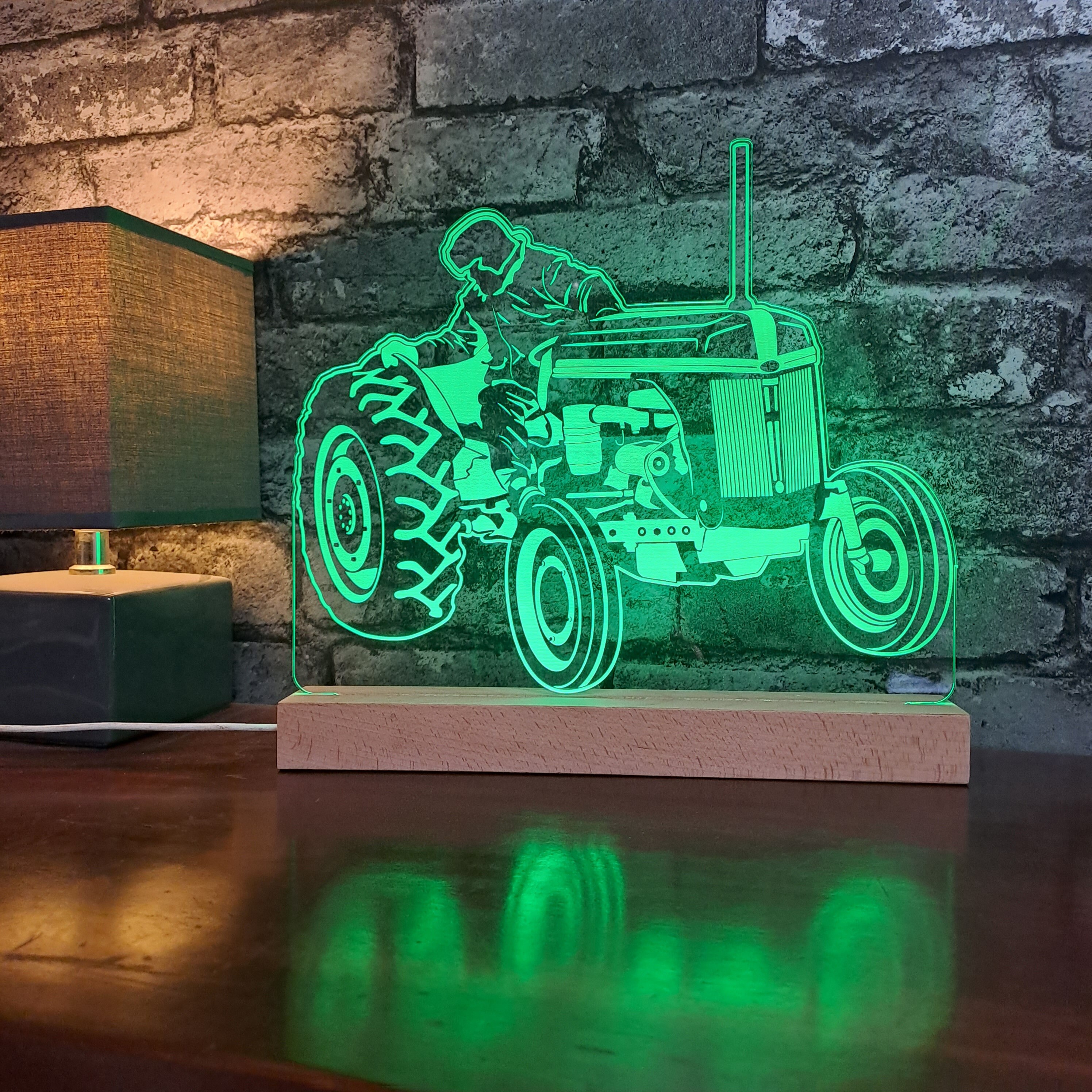 Classic Tractor LED Night Light, Classic Tractor Gift, Father's