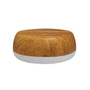 Blank Night Light - Small Wood Effect Base with 16 RGB LED Colours Circle UK Stock