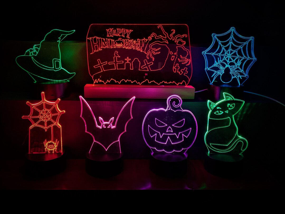 Halloween Display Lights Halloween Display Prop Halloween Etsy