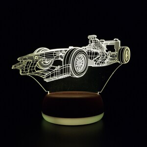 Formula 1 led night light