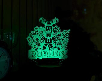 Block Game Night Light – Gaming LED Lamp  – Kids Bedroom Gift