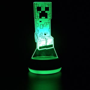 Creeper LED Night Light, Creeper Gift, Kids Gift, Creeper Bedroom Decor, Gifts for Kids, Night Light, Night Lights, LED Light, Bedroom Light