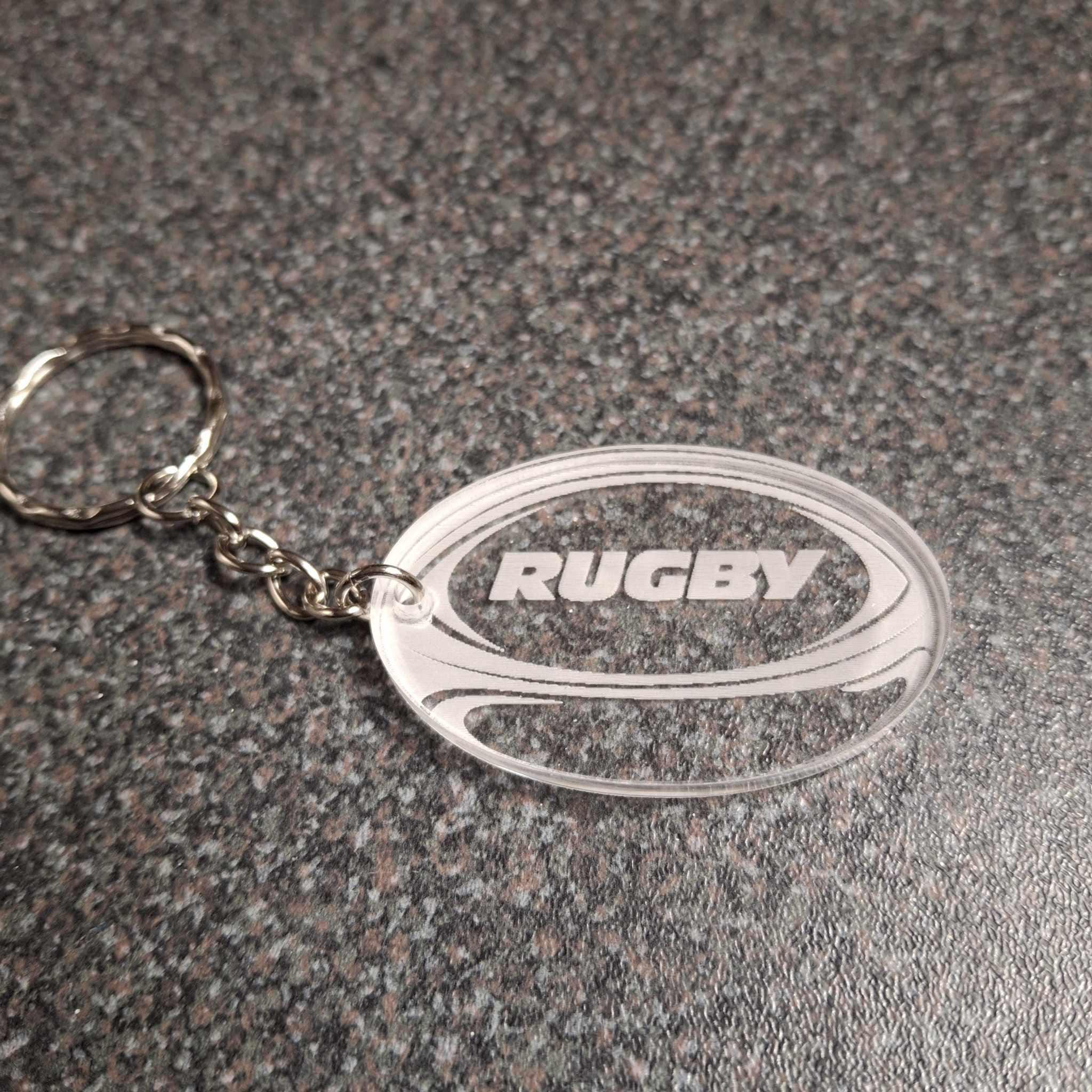 Key Ring Rugby Ball Rugby Ball Key Ring Key Chain, Rugby Ball, Rugby Ball Keyring, Gift for ...