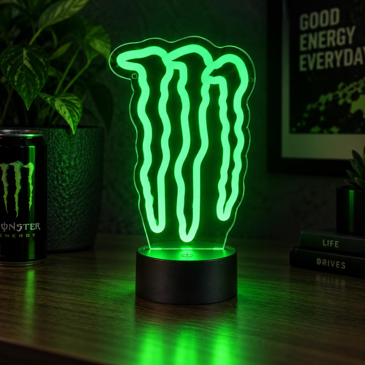 Monster Energy Neon Sign - Etsy