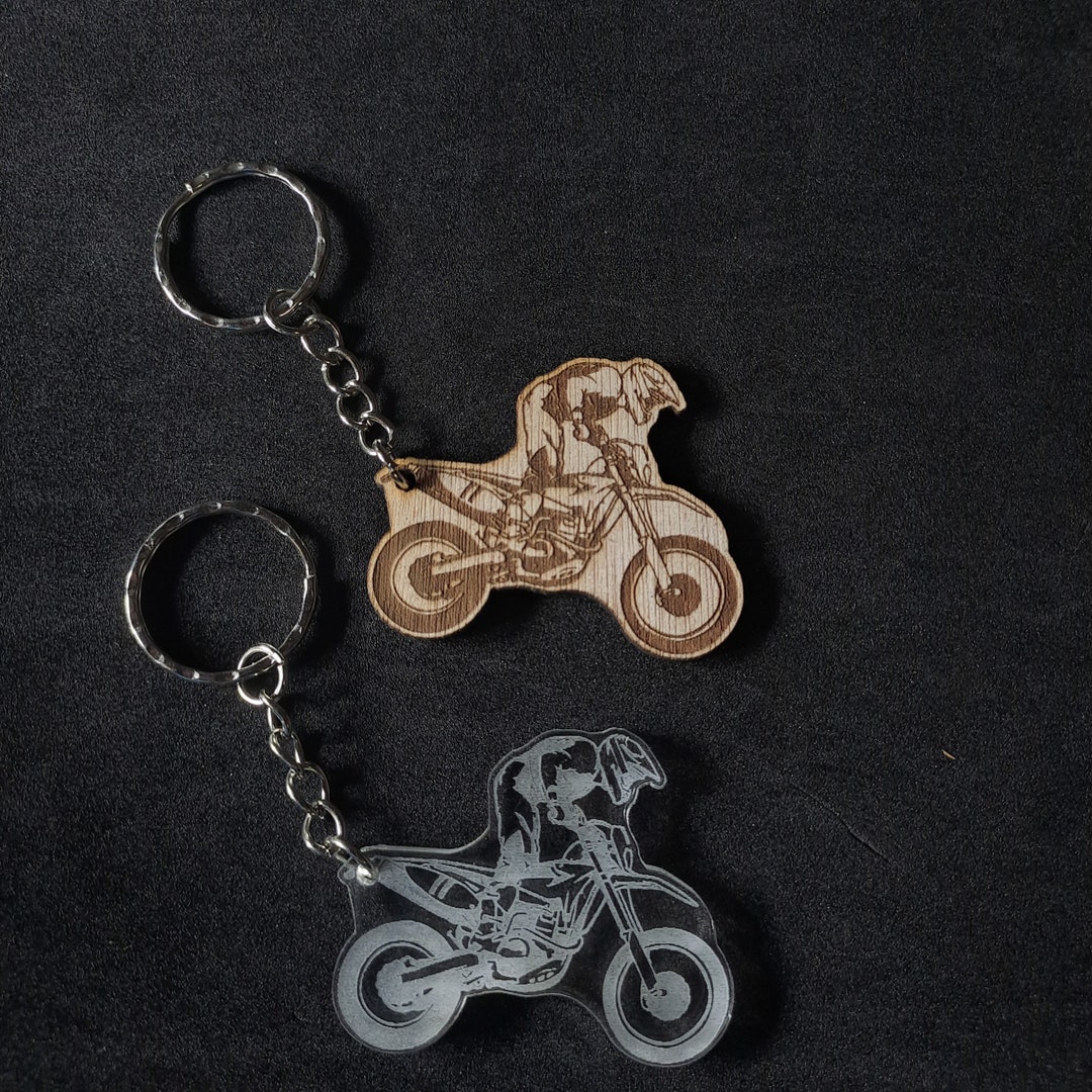 Motor Cross Keyring Bike Keyring Gift Birthday Keyring Etsy UK