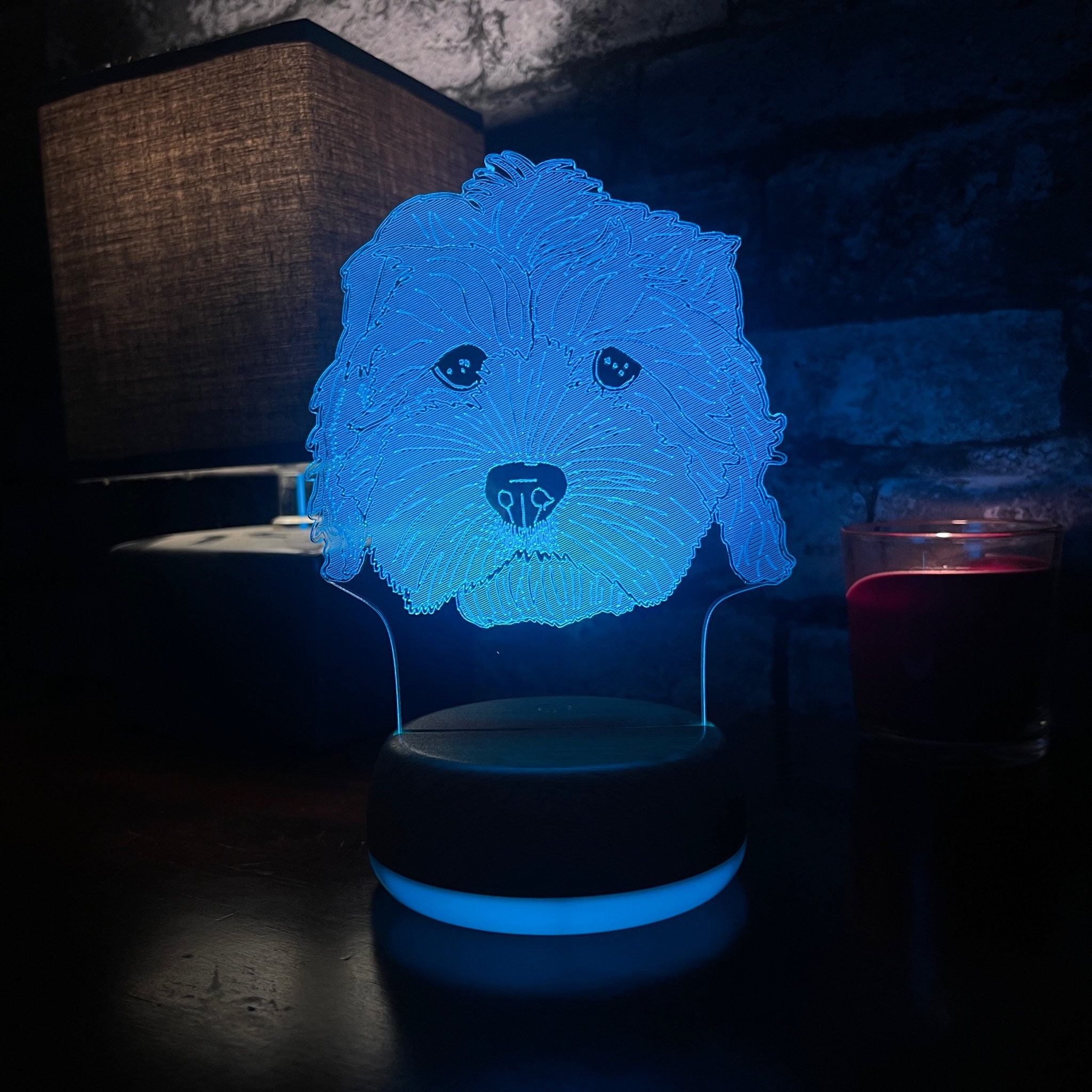 Cockapoo table lamp deals