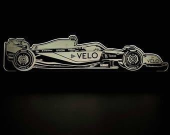 F1 ランド・ノリス マクラーレン LED ナイトライト、F1 ギフト、F1 ファン、男性向けギフト、女性向けギフト、ナイトライト、LED ライト、寝室用ライト
