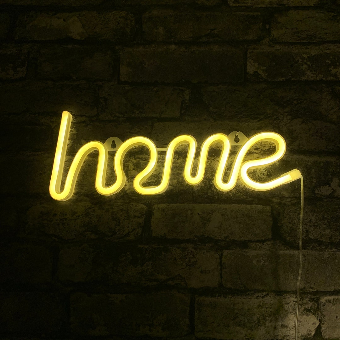 Home NEON LED Wall Light, Home Light, Home Sign Light, Home Wall Light ...