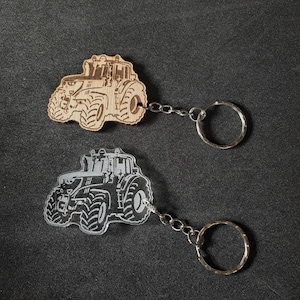 Tractor Keyring, Tractor, Farming, Keyring, Farming Gift, Gift for Him, Gift for Her, Gift, Birthday, Party Gift