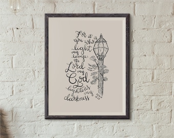 Psalm 18:28 Afdrukken