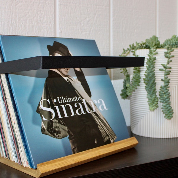 Vinyl record storage holder– Perfect modern record storage solution