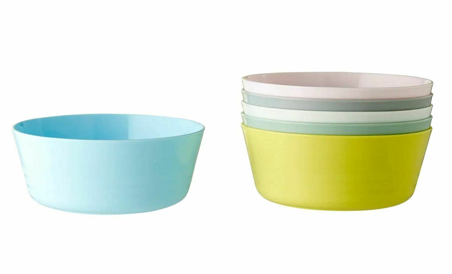IKEA Kalas Kids Multicolour Plastic Bowls Cups Borden Bestek Etsy