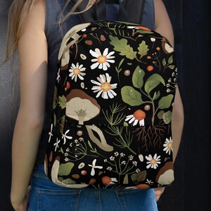 Sac à dos Cottagecore, Sac à dos champignons, Forestcore, Sac à dos fantaisiste Fairycore, Sac à dos Woodland Nature, Rentrée des classes, Sac Goblincore