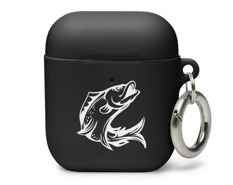 Fishing AirPods Case, Fish Airpod Case, Airpods 1 2 Pro Case, Fishing Gift, Gift For Dad, Student Gift, Nature Gift, Travel Accessory