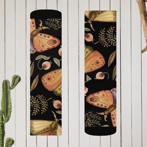 Moth Crew Socks, Witchy Moth Socks, Dark Cottagecore Clothing, Mystical Moth Socks, Celestial Moth Socks, Nature Boho Socks, Insect Socks