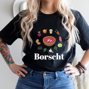 Ukrainian Borscht Shirt, Ukrainian Food, Borscht Shirt, Ukrainian Shirt, Funny Ukrainian Shirt, Gift For Mom, Cooking Lover Gift