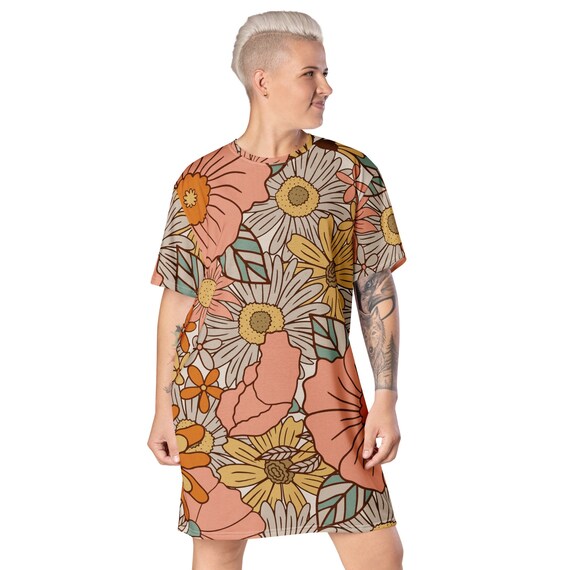 Hippie t shirt dress hotsell