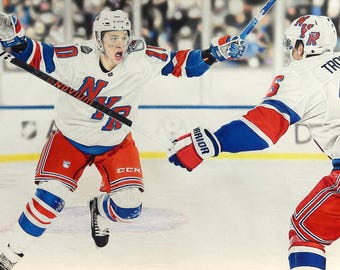New York Rangers’ Artemi Panarin & Vincent Trocheck Stadium Series Print (Pre Order)