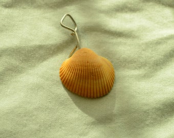 Orange Shell Pendant