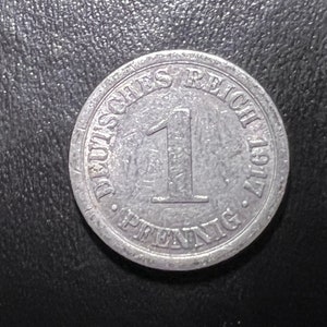German 1 Pfennig Coins Germany 1910-1918 Excellent Coins!