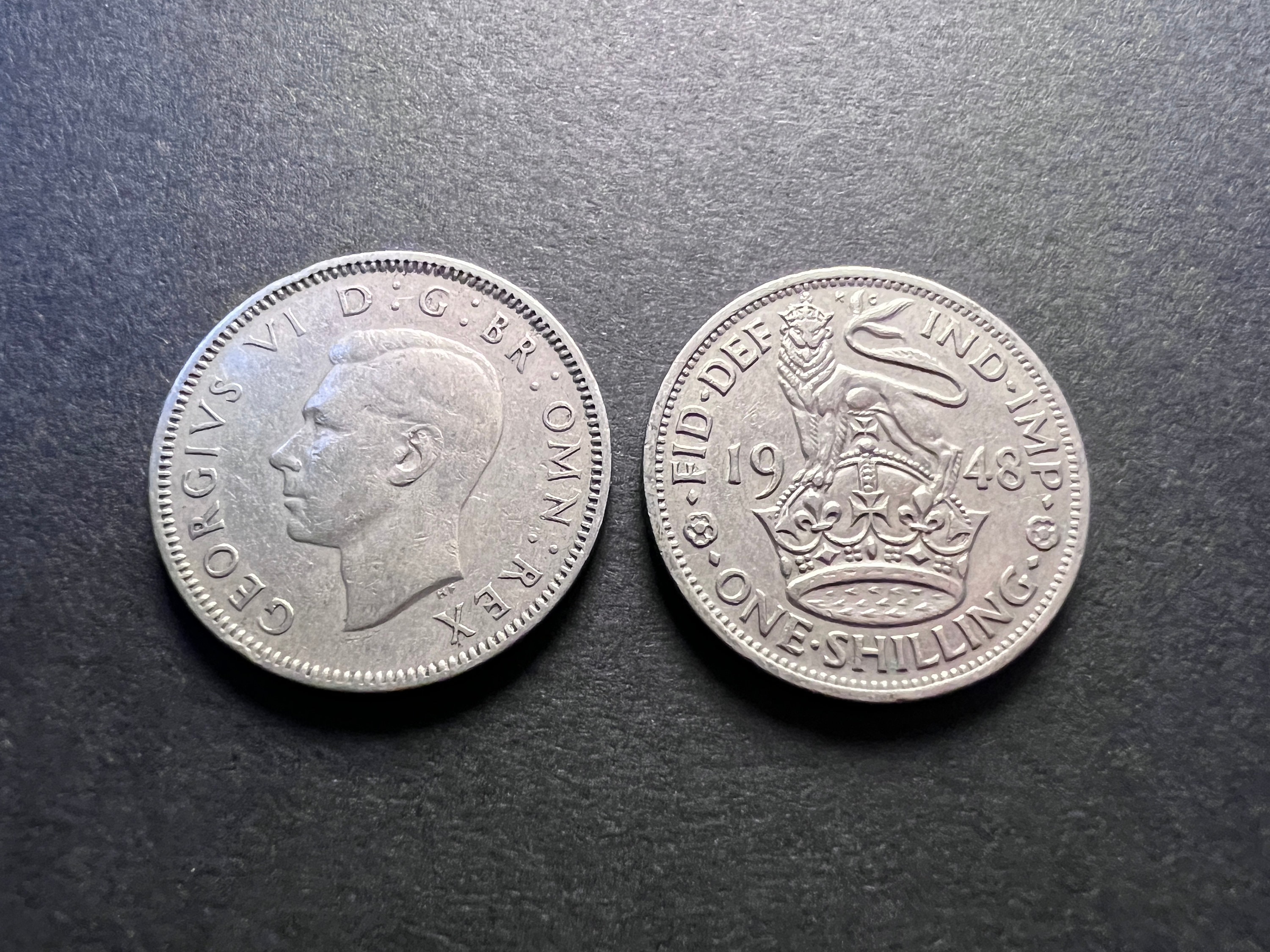 United Kingdom Silver Shilling Coins British 1900-1949 Excellent