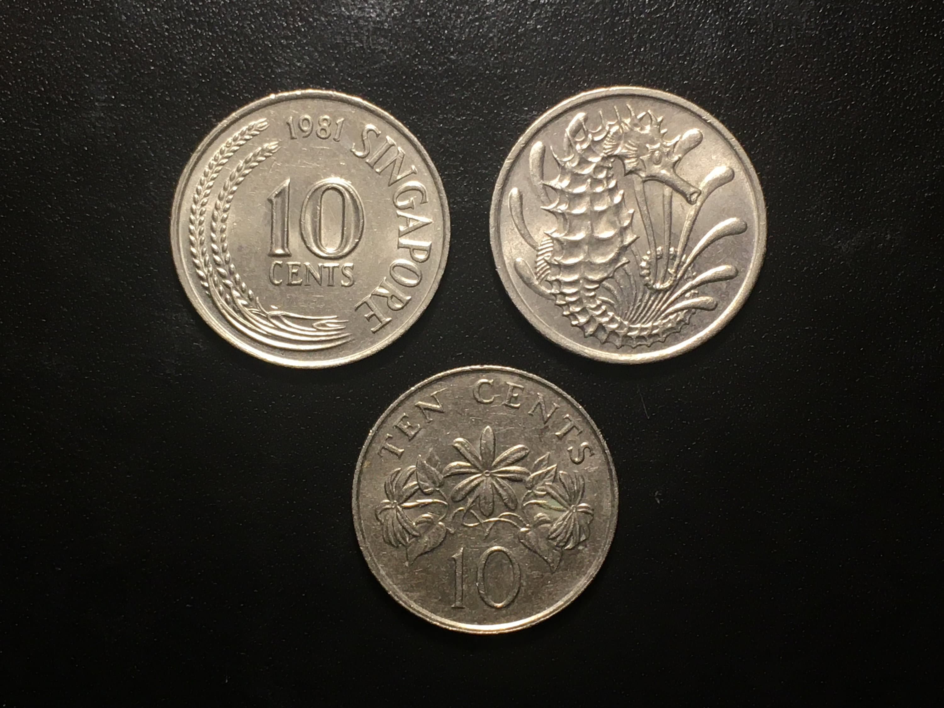 Singapore Coins Cent Cents Dollar Dollars by Year 1950-2000 EF-AU Excellent  Condition! - Etsy