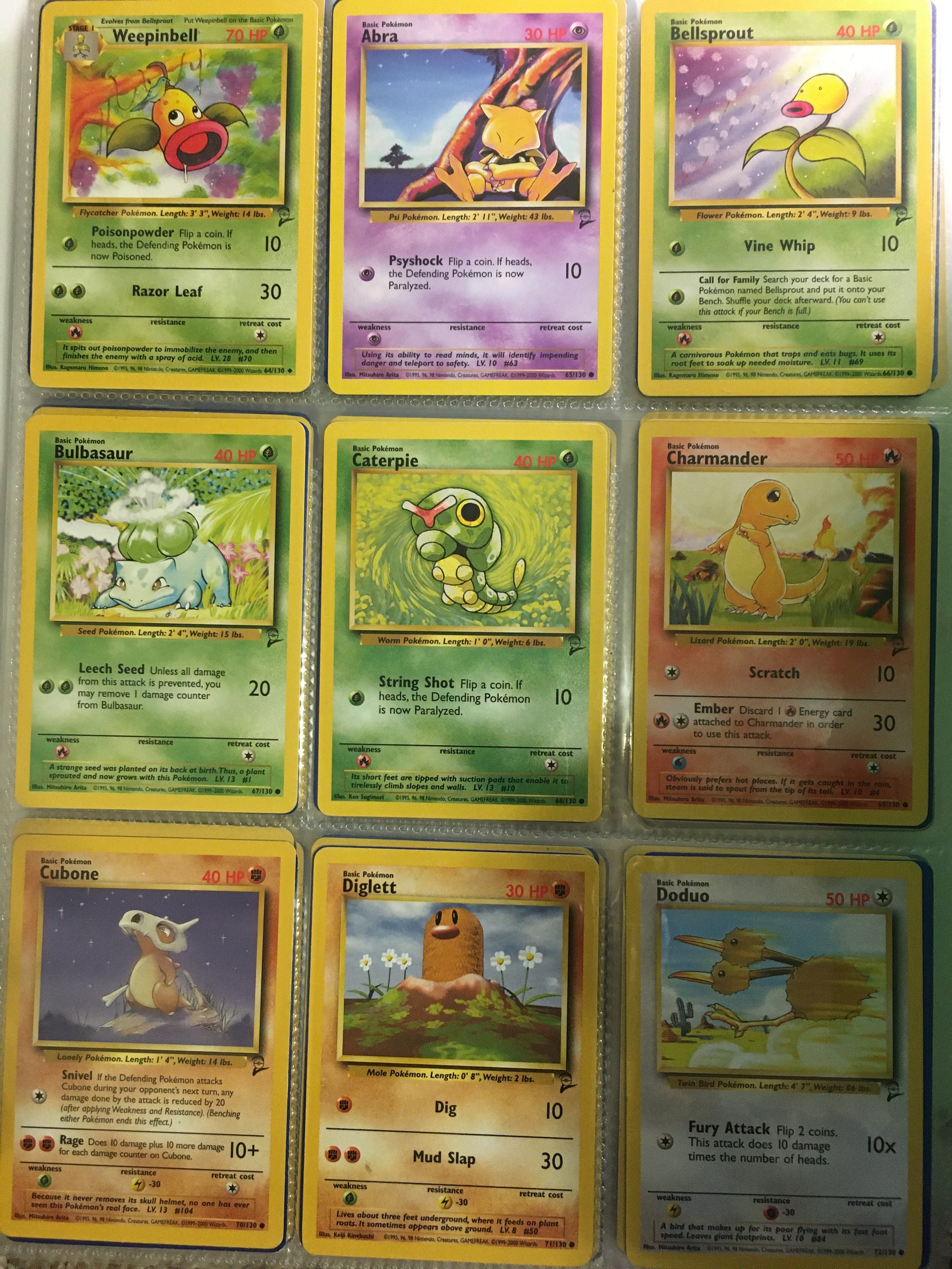 Gold Elite Pokemon Vintage Base Set 2 Collector Lot 10 Cards Plus Bonus ...