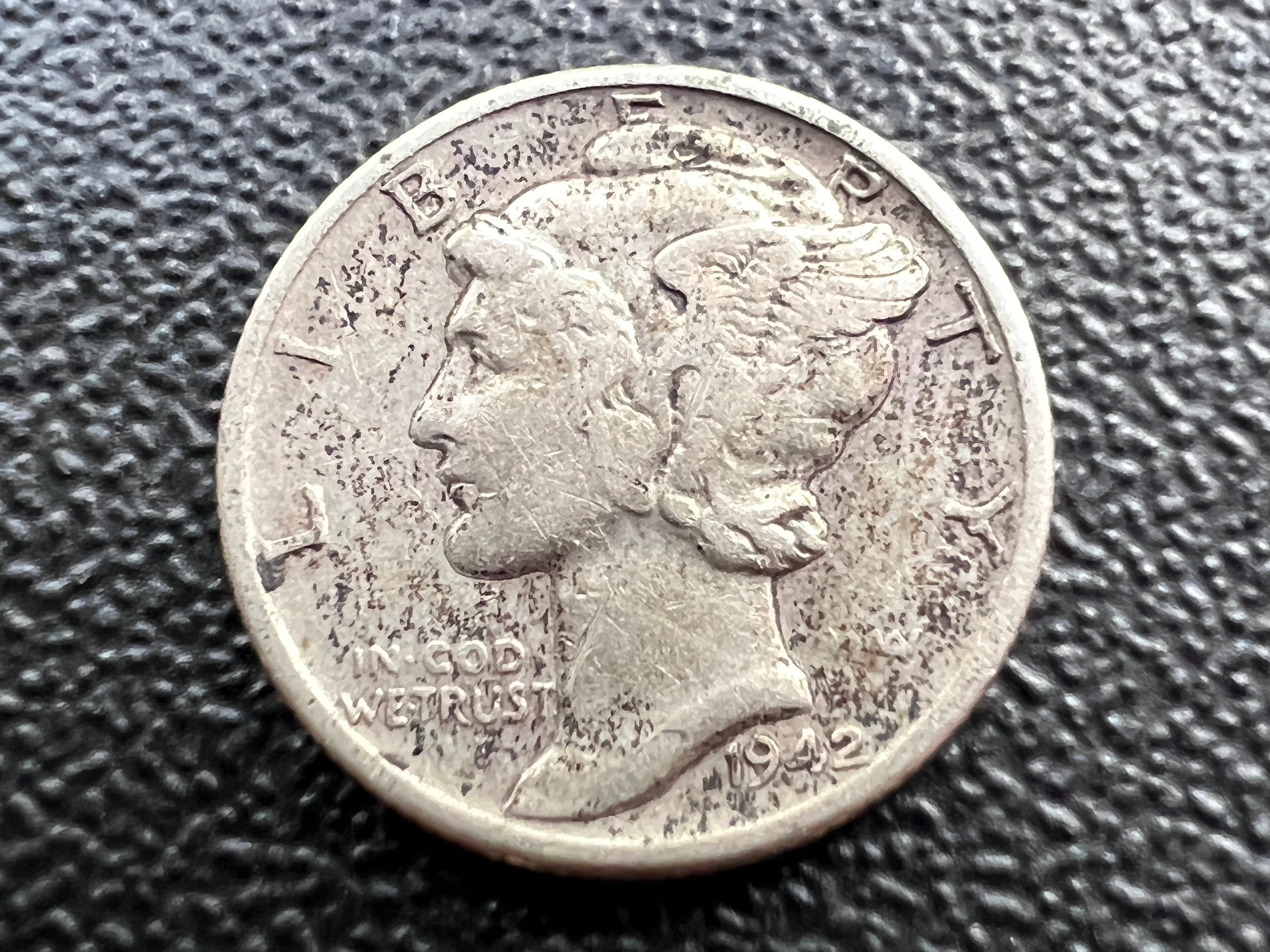 Silver Mercury Dimes 10 Cents Dime by Year and Grade 1936-1945