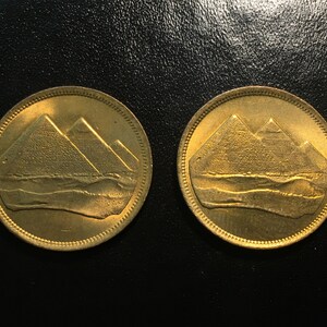 Egypt Coins Egyptian Millieme Milliemes Qirsh Piastre Piastres by Year and Grade 1954-2000 EF-AU Excellent Condition!