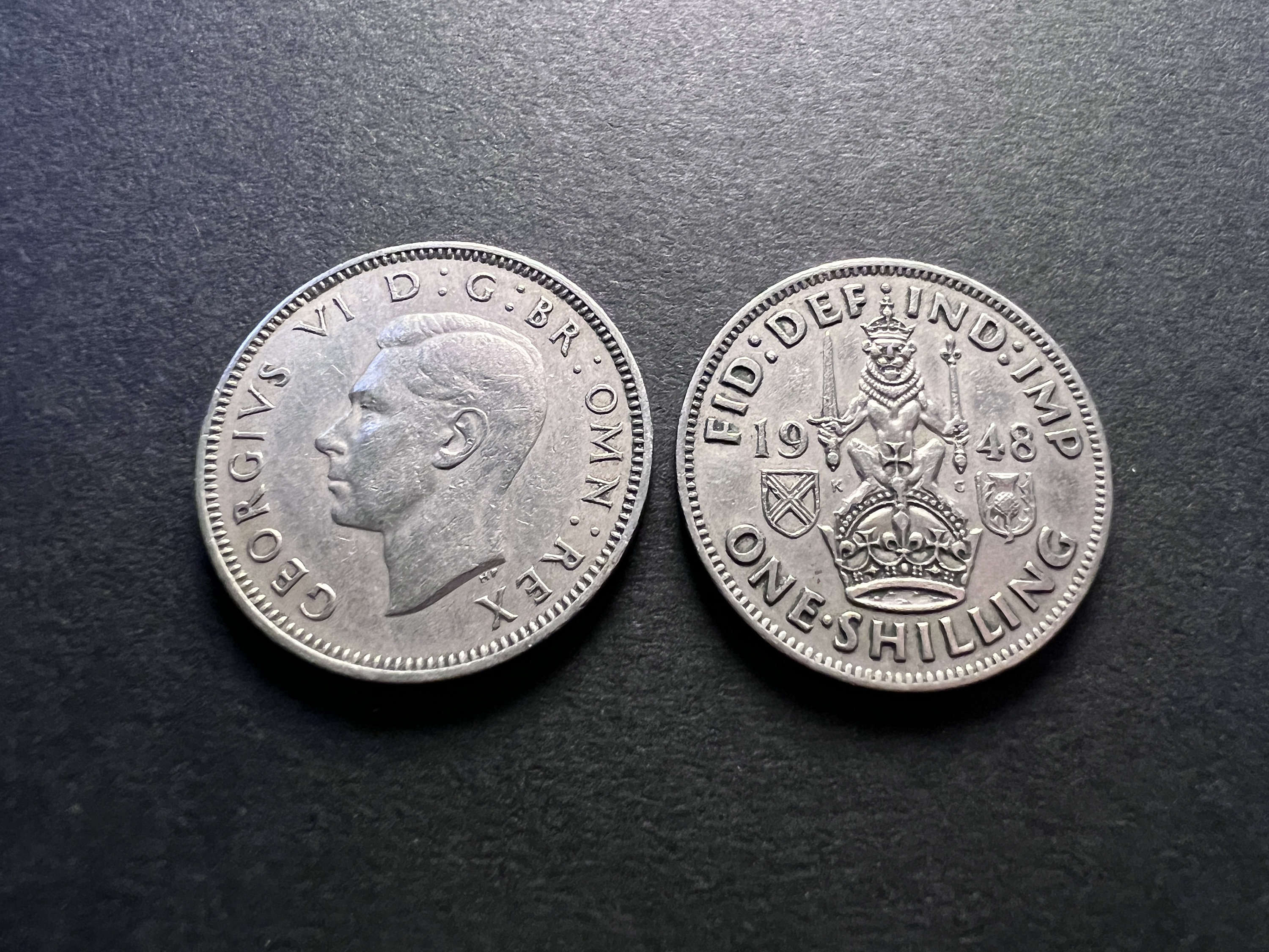 United Kingdom Silver Shilling Coins British 1900-1949 Excellent