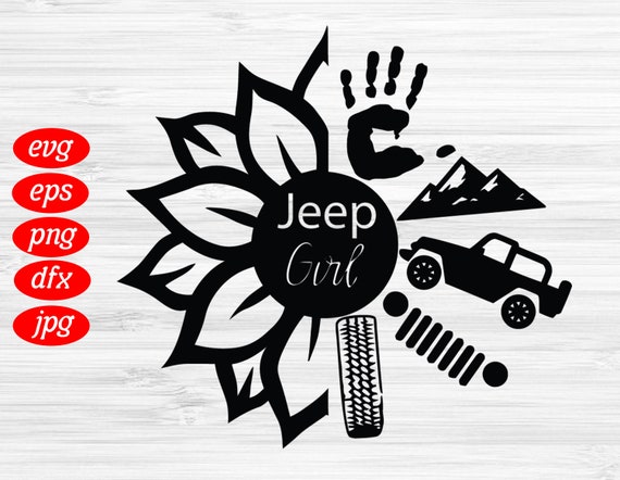 Free Free 345 Jeep Flower Svg SVG PNG EPS DXF File