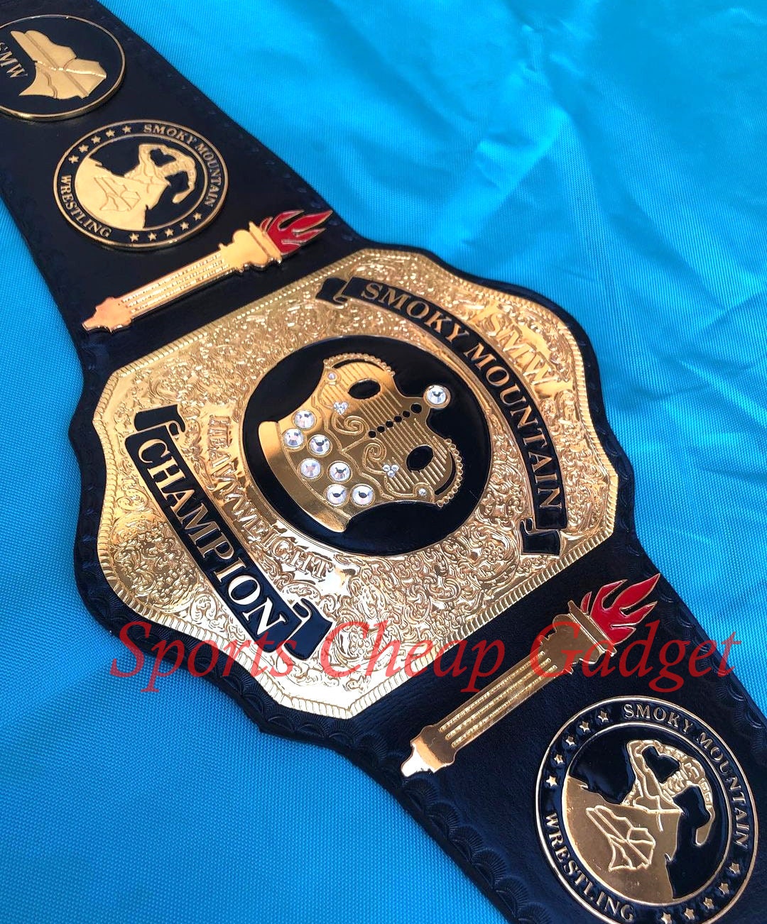 SMW Smoky Mountain Wrestling Championship Replica Title Belt Etsy