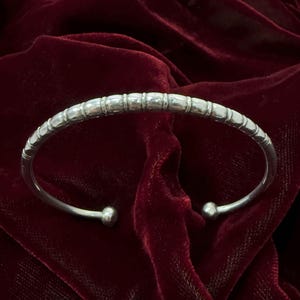 Touareg bracelet in solid silver Azmam