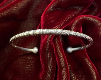 Tuareg bracelet in solid silver Azmam
