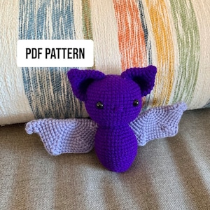 Crochet Bat Pattern, Crochet Amigurumi Pattern, PDF Crochet, Bat, Halloween Crochet, Crafts