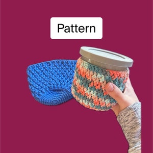 Crochet ice cream cozy pattern, mug holder sleeve pattern, crochet pattern, ninja ice cream cozy pattern, pint cozy pattern