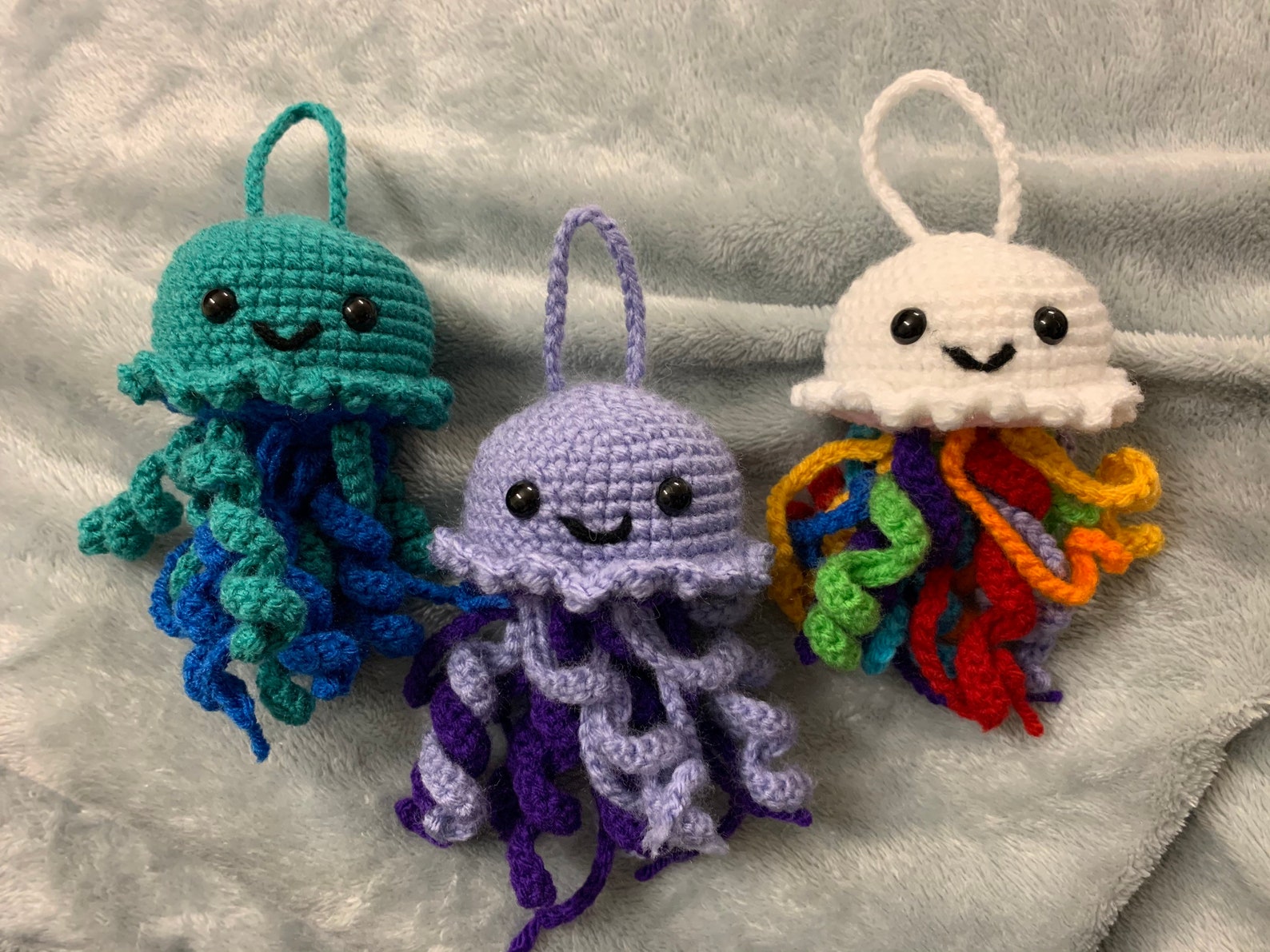 Stuffed Animal Jellyfish Hanging Jellyfish Plush Crochet Etsy