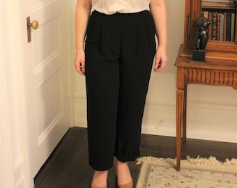 Vintage Jaeger palazzo wide-leg dress pants