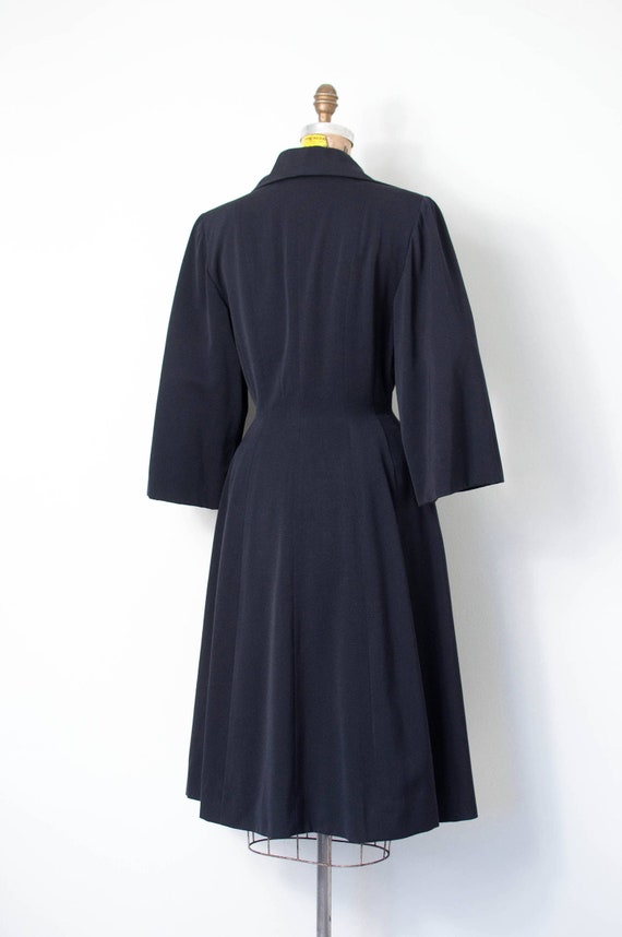 vintage 1940s princess coat in navy blue (small) - image 5