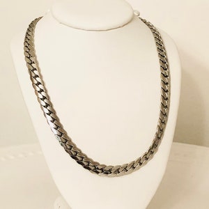 Men’s Stainless Steel Cuban Necklace 6.5 mm