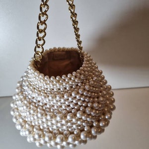 Our Pearl clutch purse collection - chandelier.